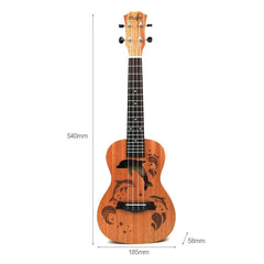 Dolphin Pattern Ukulele