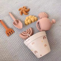 Baby Bath and Beach Toy Set - Cute Animal Models and Sand Molds