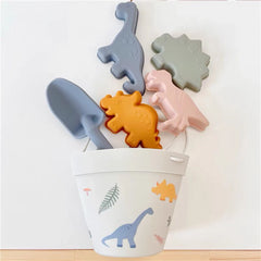 Baby Bath and Beach Toy Set - Cute Animal Models and Sand Molds