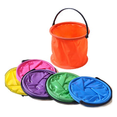 Collapsible Sand Bucket - Portable Beach and Garden Toy for Kids and Family