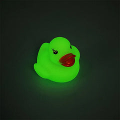 LED Flashing Rubber Duck - Baby Bath Toy